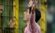 Filippo Ranocchia of Palermo FC celebrates a goal during the Serie B match between Palermo...