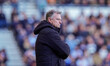 Mark Robins, manager of Stoke City, looks on during the Sky Bet Championship match between...