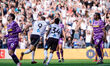 Carlton Morris of Derby County celebrates his goal to make it 2-0 during the Sky Bet Champ...