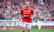 Raoul Giger plays during the game between Wisla Krakow and Gornik Leczna in Krakow, Poland...