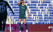 Jade Rose of Manchester City shades her eyes as she looks around during the Adobe Women's...