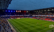 A general view of Sports Illustrated Stadium before the match between the New York Red Bul...