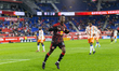 Mohammed Sofo of the New York Red Bulls celebrates after scoring during the MLS match agai...