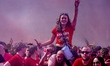 Supporters gather at the City Hall Square to celebrate Eredivisie champion PSV Eindhoven i...