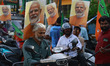 Supporters of the National Democratic Alliance (NDA), led by the Bharatiya Janata Party (B...