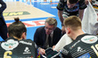 Lorenzetti Angelo, Head Coach of Sir Susa Scai Perugia, talks to the players during a time...