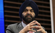 World Bank President Ajay Banga addresses an Atlantic Council forum to discuss the bank's...