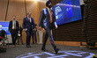 World Bank President Ajay Banga addresses an Atlantic Council forum to discuss the bank's...
