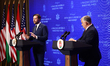 American Vice President JD Vance during the joint press with Hungarian Prime Minister Vikt...