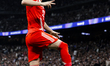 Harry Kane of Bayern Munich celebrates a goal during the UEFA Champions League 2025/26 Qua...