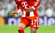 Michael Olise of Bayern Munich in action during the UEFA Champions League 2025/26 quarter-...