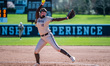 Addison Moorman of the Lehigh Mountain Hawks delivers a pitch during an NCAA softball game...