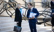 Sebastien Lecornu (right), French Prime Minister, and Catherine Pegard (left), Minister of...