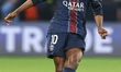 Ousmane Dembele of Paris Saint-Germain passes the ball during the UEFA Champions League Qu...