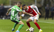 Gabri Martinez participates in a match between Braga and Real Betis during the quarter-fin...