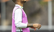 Natan warms up for the match between Braga and Real Betis in the quarter-finals of the UEF...