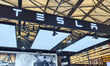 A Tesla booth is displayed at AWE2026 in Shanghai, China, on March 15, 2026. 