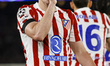Julian Alvarez of Atletico de Madrid celebrates after scoring a goal during the UEFA Champ...