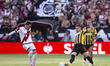 Luka Jovic of AEK Athens and Andrei Ratiu of Rayo Vallecano in action during the Conferenc...