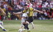 Luka Jovic of AEK Athens in action during the Conference League 2025/26 quarterfinals firs...