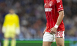 Nicolas Dominguez participates in a match between FC Porto and Nottingham Forest during th...