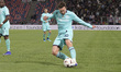 Federico Bernardeschi of Bologna FC kicks the ball during the Europa League 2025-26 Quarte...