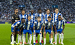 Porto team plays in a match between FC Porto and Nottingham Forest for the quarter-finals...