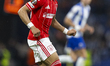 Omari Hutchinson participates in a match between FC Porto and Nottingham Forest during the...
