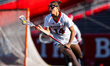 Maddie Miceli of the Rutgers Scarlet Knights drives the ball during an NCAA women's lacros...