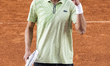 Rodrigo Pacheco reacts after winning the match in the men's singles round of 16 of the ATP...