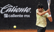 Rodrigo Pacheco returns the ball to Bor Artnak in the men's singles round of 16 of the ATP...