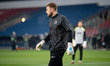 Goalkeeper Jeroen Zoet warms up before the game between FC Shakhtar Donetsk and AZ Alkmaar...