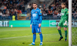 Troy Parrott plays during the game between FC Shakhtar Donetsk and AZ Alkmaar in Krakow, P...