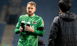 Jeroen Zoet appears dejected at the end of the game between FC Shakhtar Donetsk and AZ Alk...