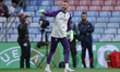 David De Gea of ACF Fiorentina acknowledges the home supporters prior to the Europa Confer...