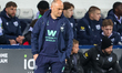 Alex Neil, manager of Millwall FC, watches the early action during the Sky Bet Championshi...