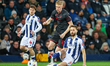 Nat Phillips of West Bromwich Albion in defensive action during the Sky Bet Championship m...