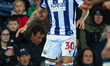 Danny Imray of West Bromwich Albion on the ball during the Sky Bet Championship match betw...
