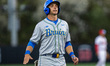 Roch Cholowsky of the UCLA Bruins runs the bases during an NCAA baseball game at Bainton F...