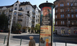 The National Petition poster is seen a day ahead of the parliamentary election in Budapest...