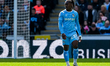 Brandon Thomas-Asante of Coventry City moves back during the Sky Bet Championship match be...