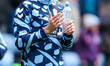 Coventry City goalkeeper Ben Wilson thanks the fans for their support at full-time during...