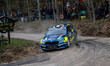 Roberto Dapra (ITA) and Luca Guglielmetti (ITA) drive a Skoda Fabia RS Rally2 during the f...