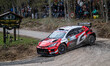Yuki Yamamoto of Japan and James Fulton of Ireland drive a Toyota GR Yaris Rally2 for Prin...