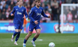 Kiernan Dewsbury-Hall of Everton possesses the ball during the Premier League match betwee...