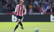 Mikkel Damsgaard of Brentford passes the ball during the Premier League match between Bren...