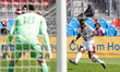 Richie Laryea #22 of Toronto FC passes the ball during the Major League Soccer match betwe...