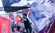 A Toronto FC fan leader leads a supporter chant during a Major League Soccer game between...