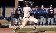 Grant Werdesheim of the Princeton Tigers hits the ball during an NCAA baseball game at Cla...