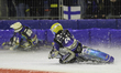 Max Koivula (24) of Finland in yellow chases Luca Bauer (85) of Italy/Germany in white dur...